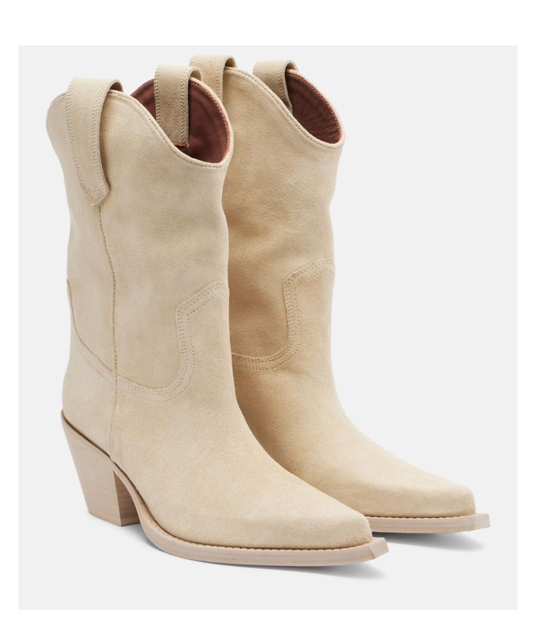 PARIS TEXAS Бежевые сапоги, фото 1