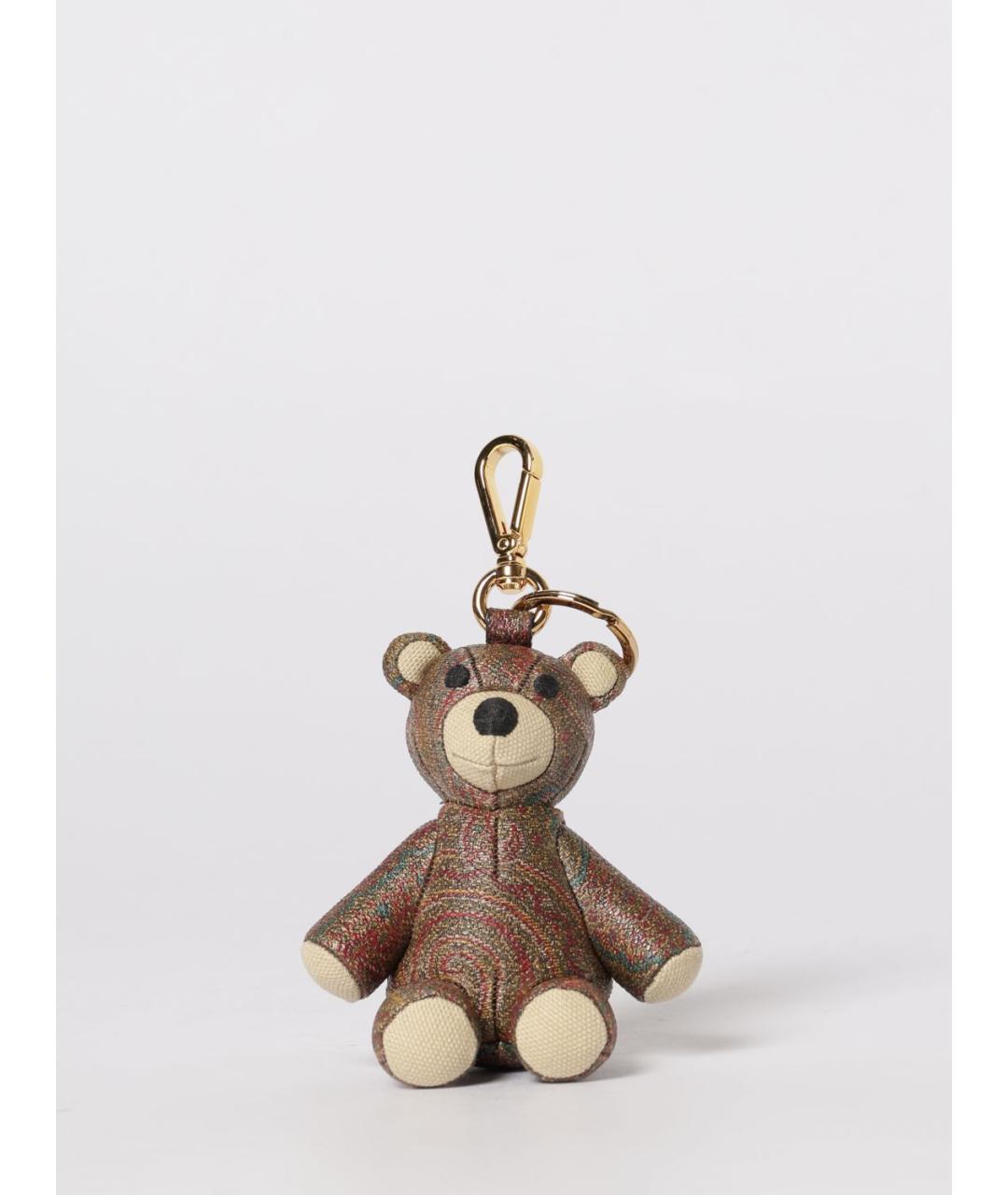 ETRO Коричневый брелок, фото 3