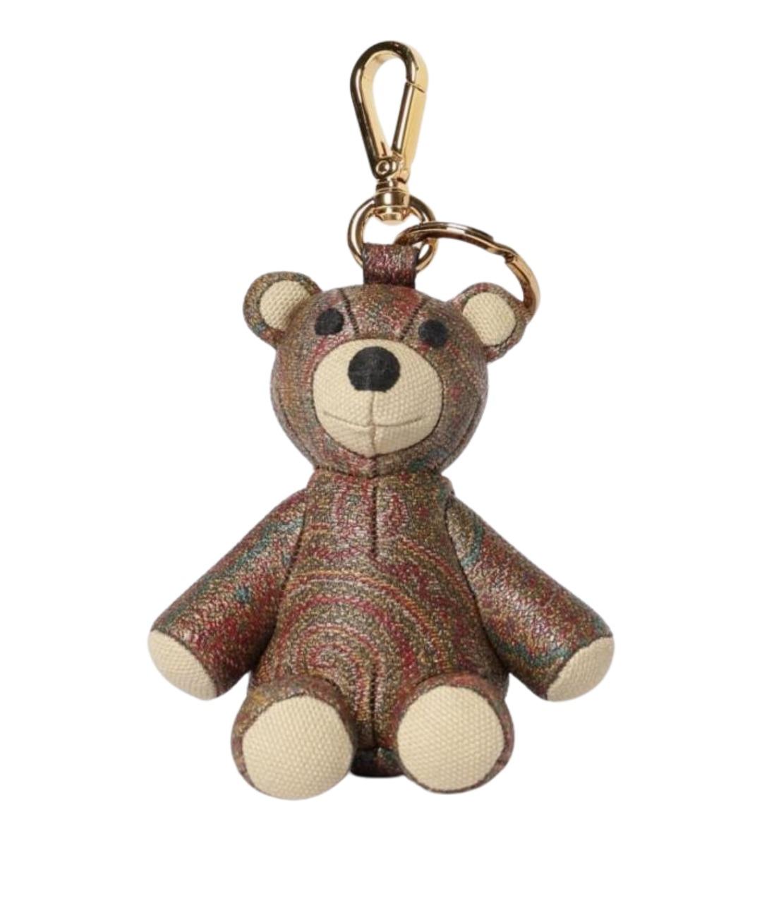 ETRO Коричневый брелок, фото 1