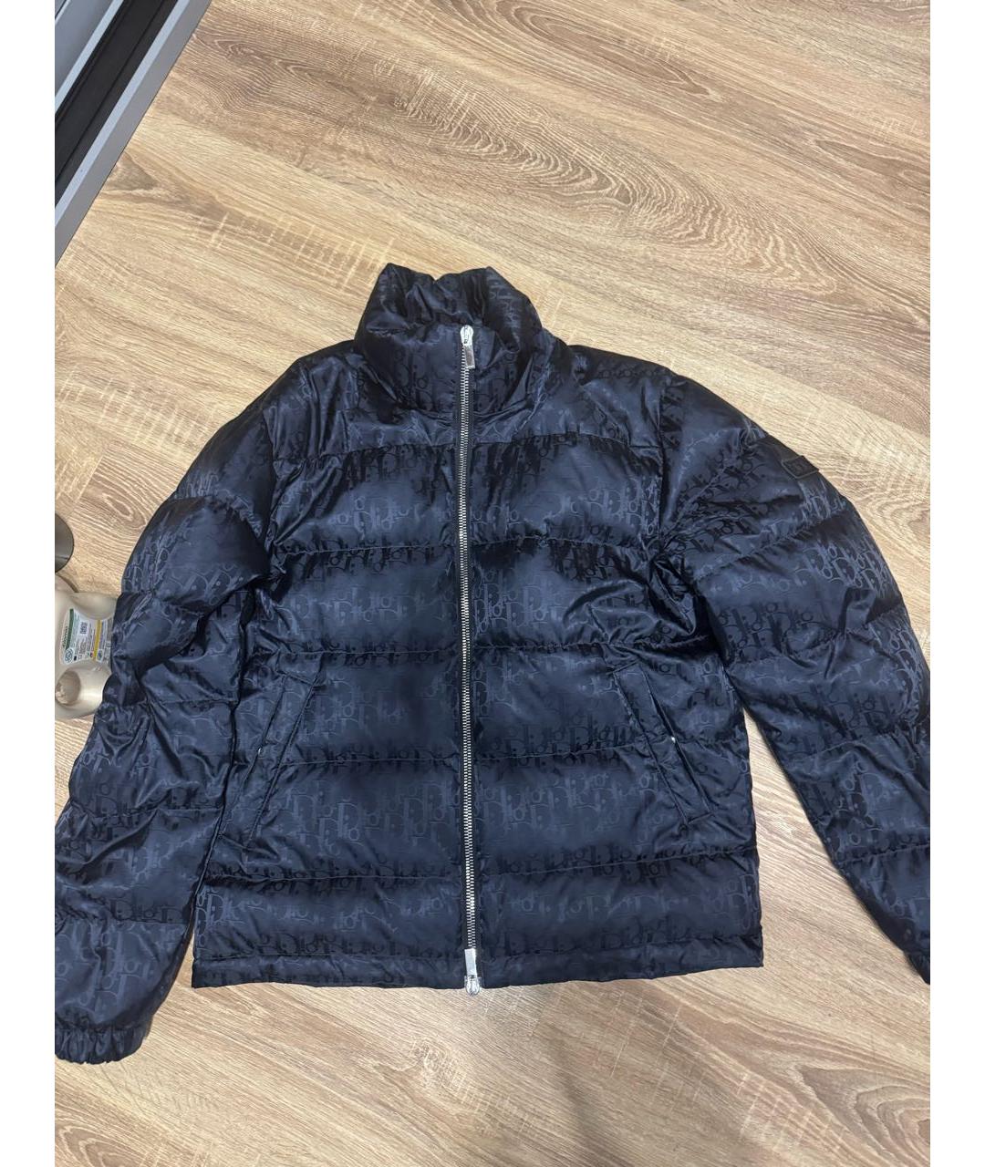 CHRISTIAN DIOR Темно-синяя синтетическая куртка, фото 5