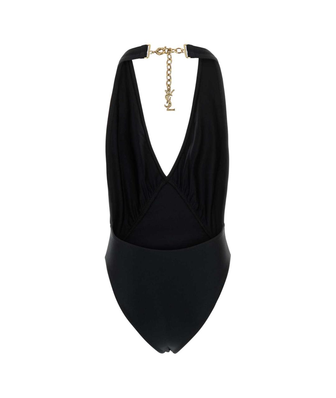 SAINT LAURENT Черный полиамидовый купальник, фото 2