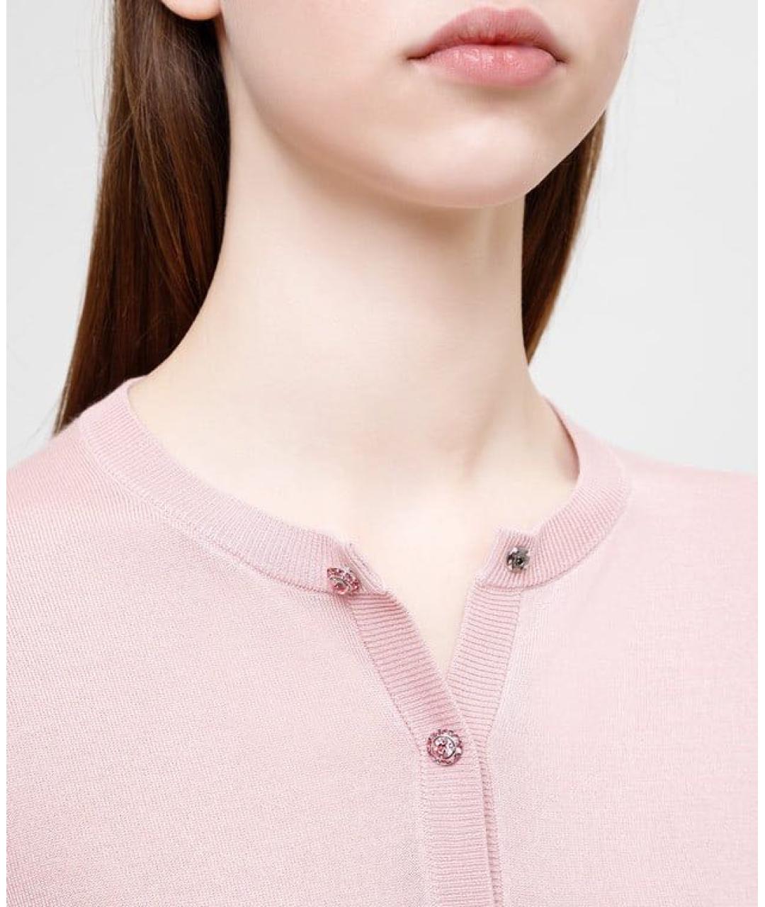 DOLCE&GABBANA Розовый кардиган, фото 3