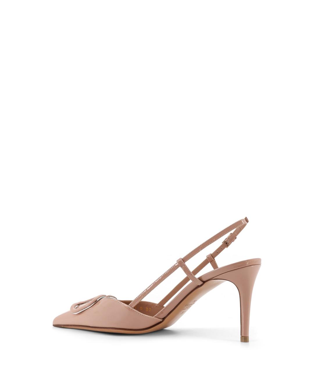 VALENTINO Розовые кожаные туфли, фото 3