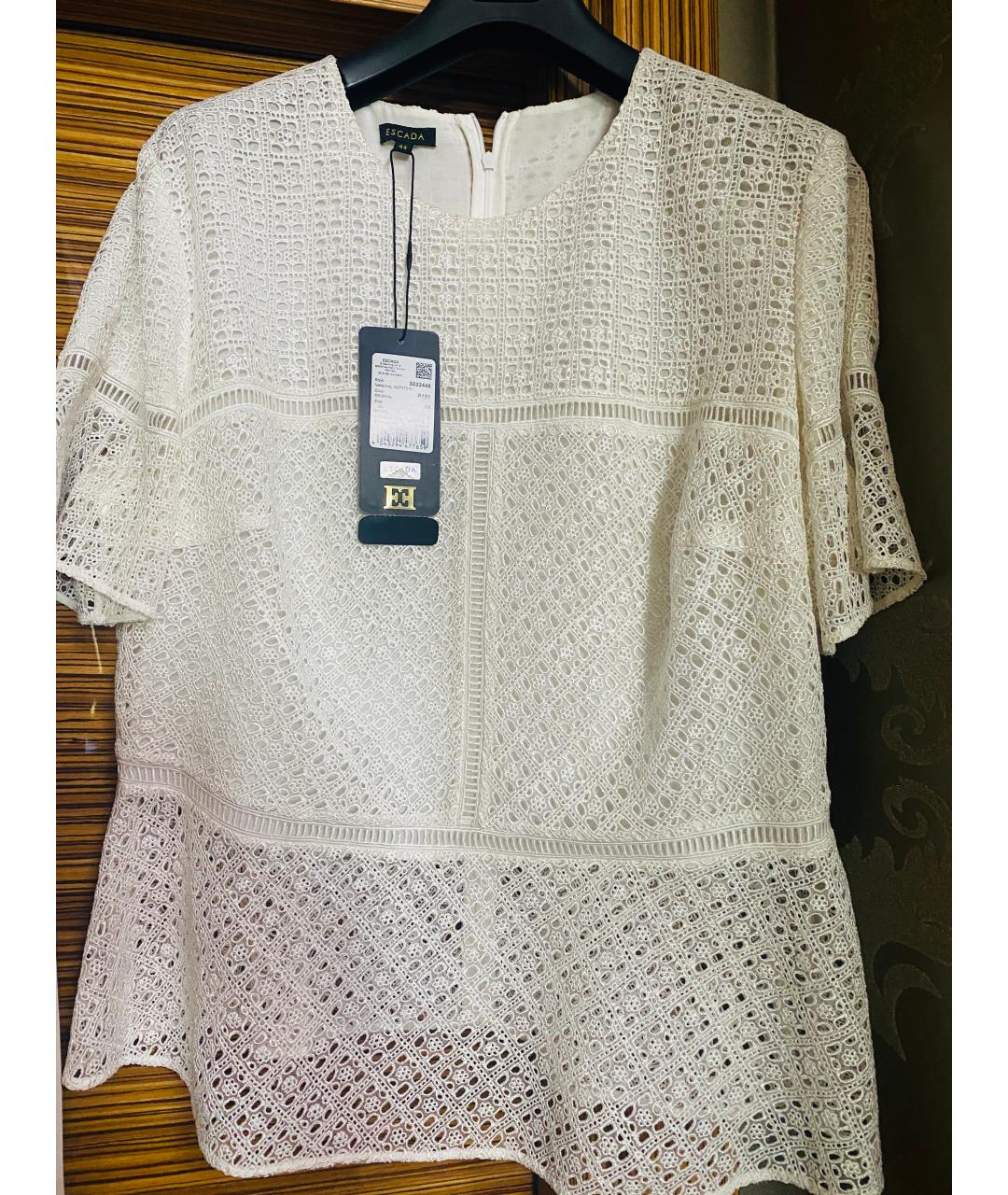 ESCADA Бежевый вискозный костюм с юбками, фото 6