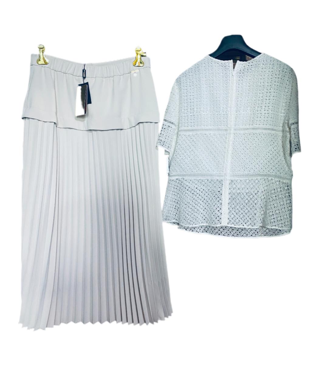 ESCADA Бежевый вискозный костюм с юбками, фото 2