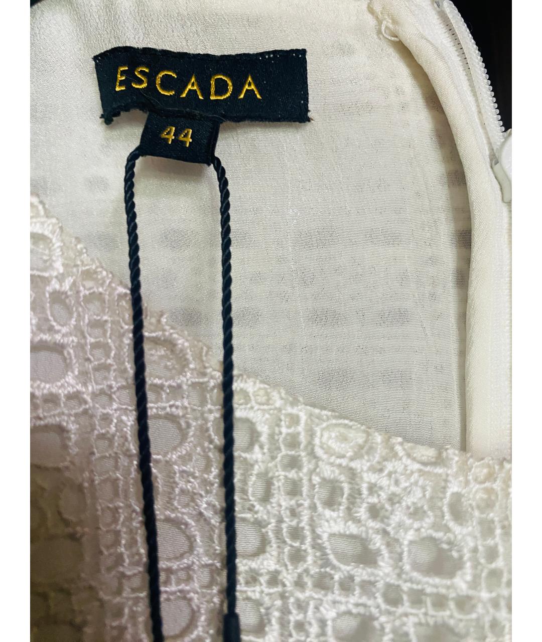 ESCADA Бежевый вискозный костюм с юбками, фото 3