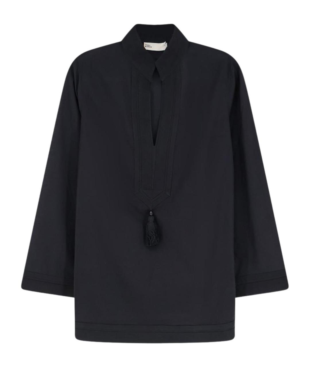 TORY BURCH Черная хлопковая блузы, фото 1