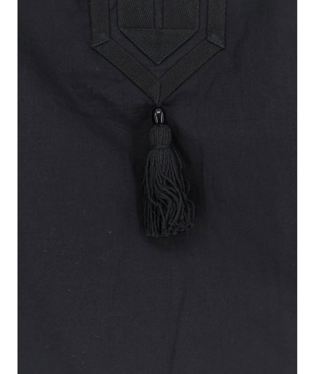 TORY BURCH Черная хлопковая блузы, фото 3