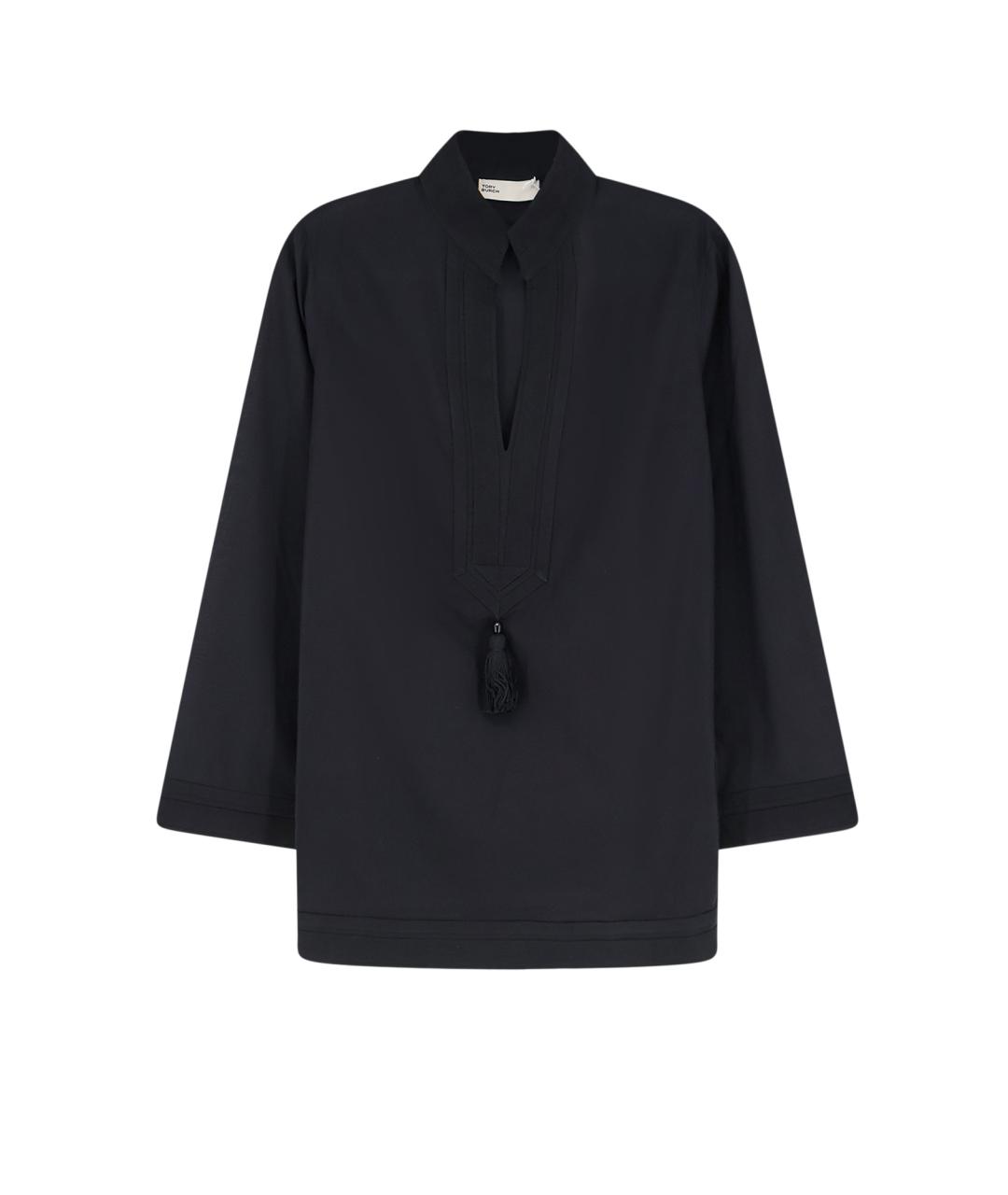 TORY BURCH Черная хлопковая блузы, фото 4