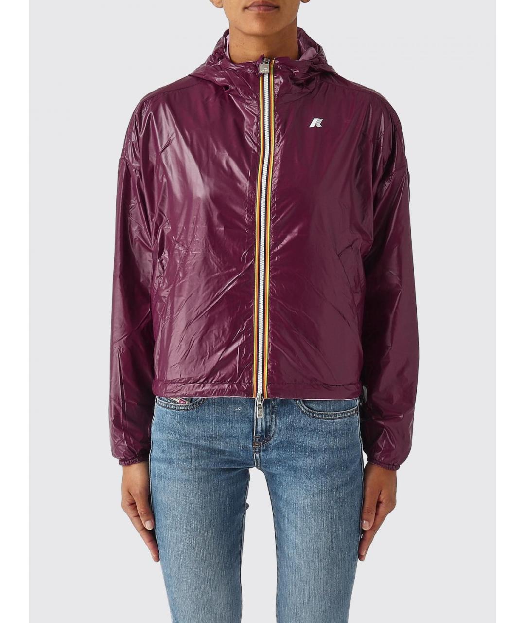 K-WAY Фиолетовая полиамидовая куртка, фото 2