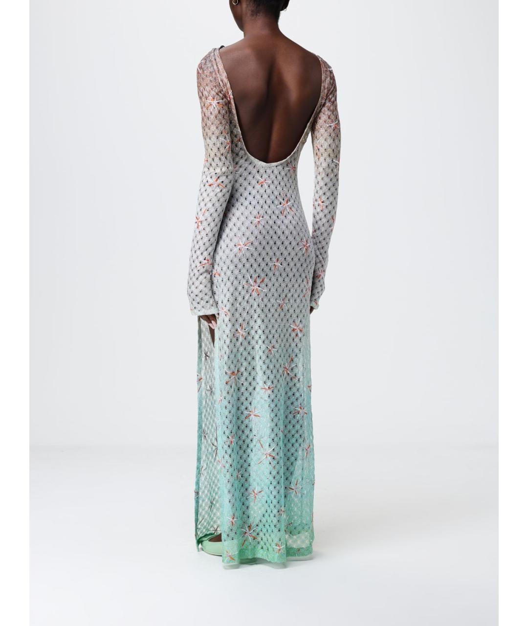 MISSONI Салатовыое вискозное повседневное платье, фото 2