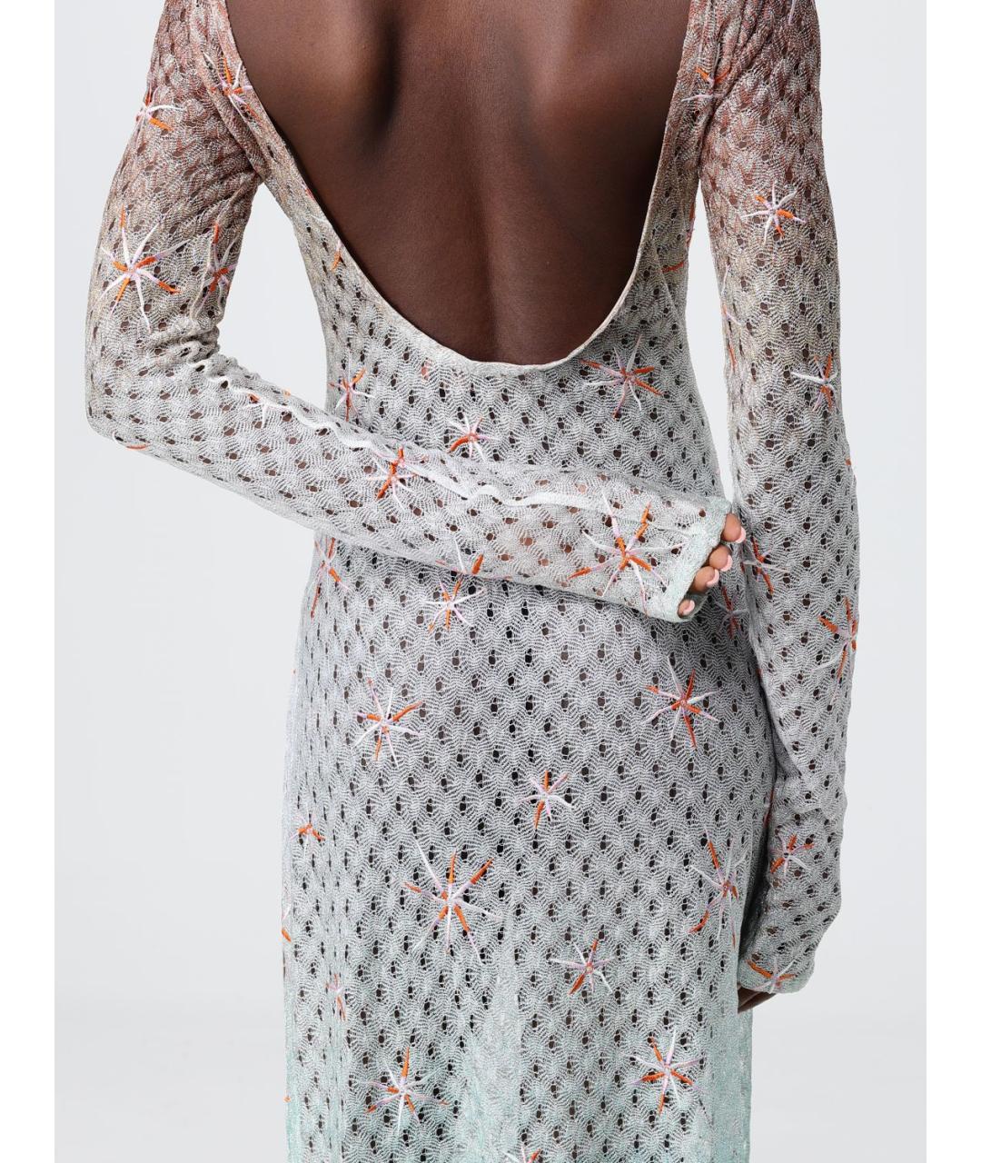 MISSONI Салатовыое вискозное повседневное платье, фото 4