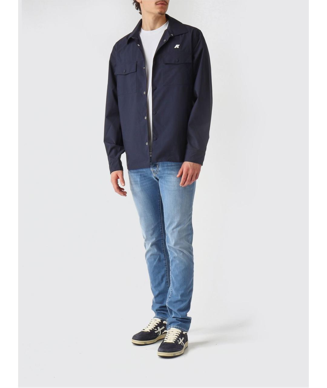 K-WAY Синяя полиэстеровая куртка, фото 2