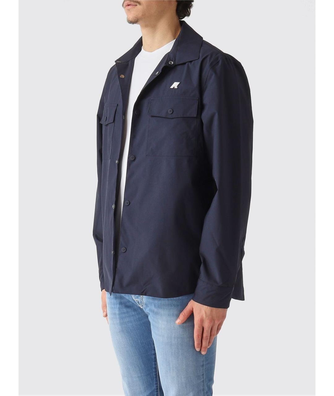 K-WAY Синяя полиэстеровая куртка, фото 4