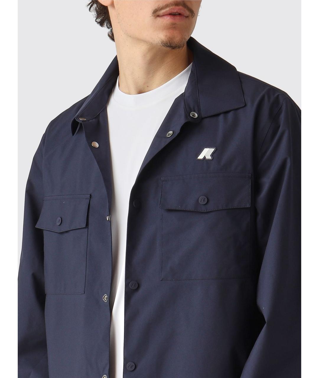 K-WAY Синяя полиэстеровая куртка, фото 5