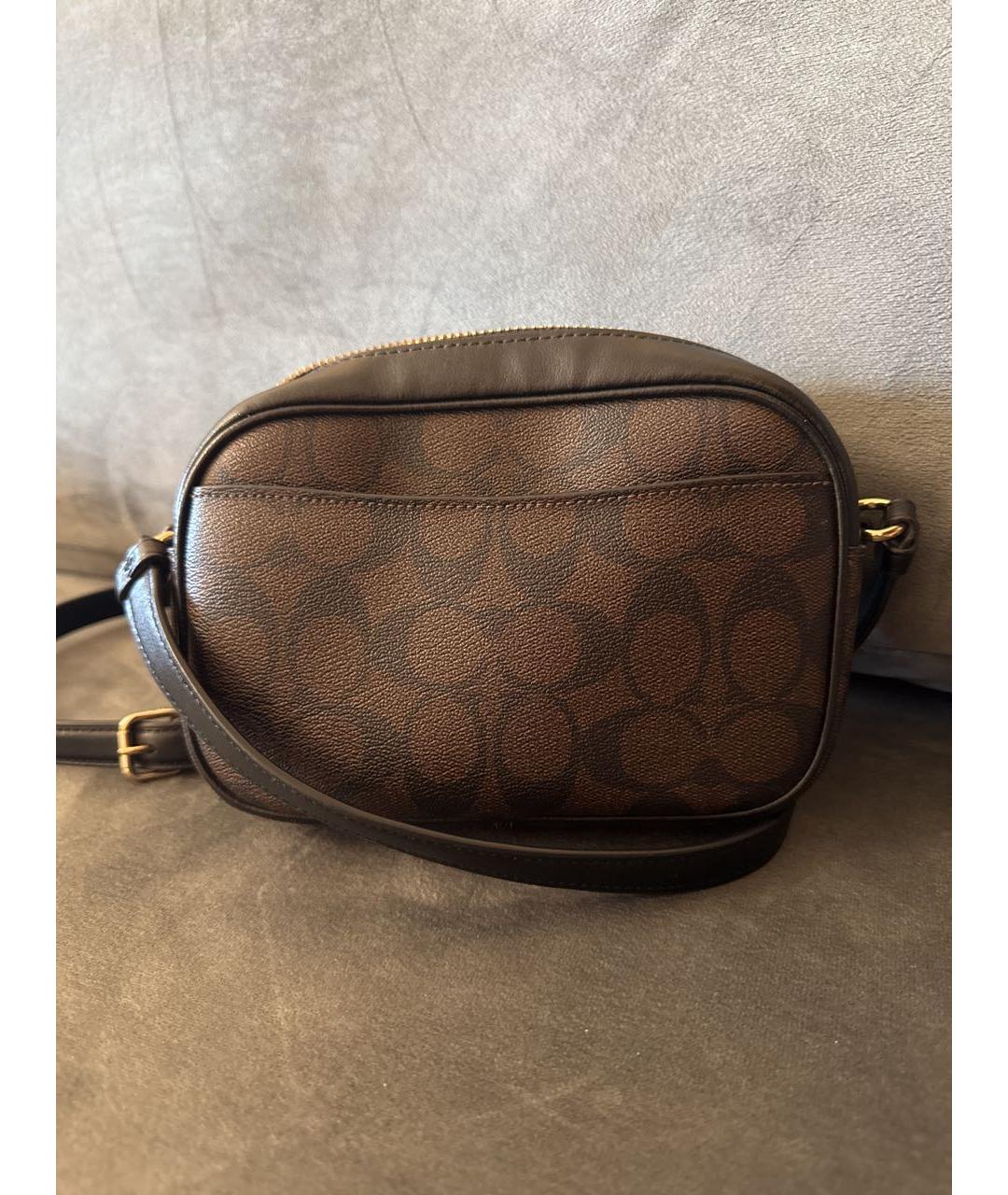 COACH Коричневая сумка через плечо, фото 2