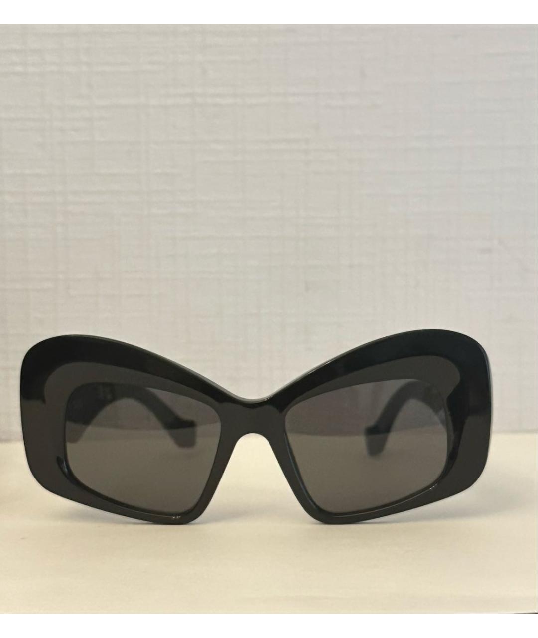 LOEWE Черные пластиковые солнцезащитные очки, фото 8