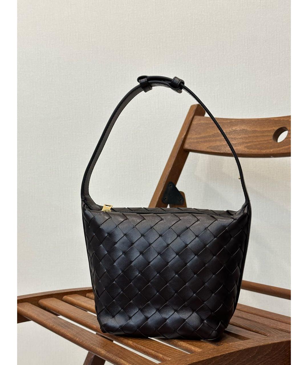 BOTTEGA VENETA Коричневая кожаная сумка тоут, фото 5