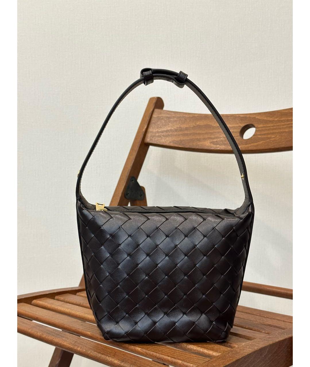 BOTTEGA VENETA Коричневая кожаная сумка тоут, фото 4