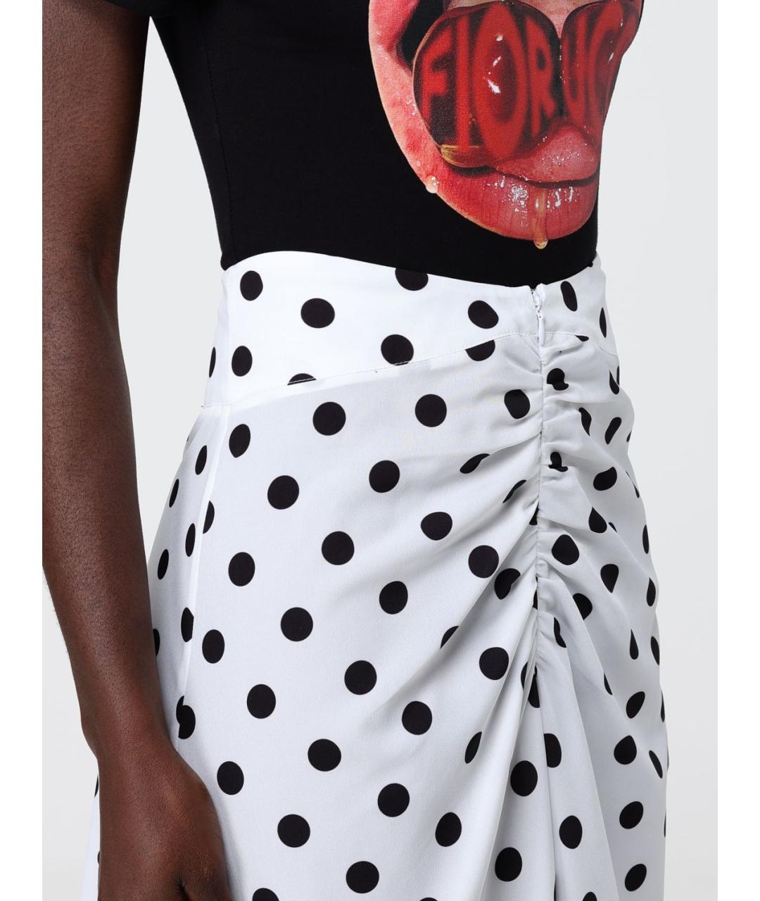FIORUCCI Белая полиэстеровая юбка миди, фото 4