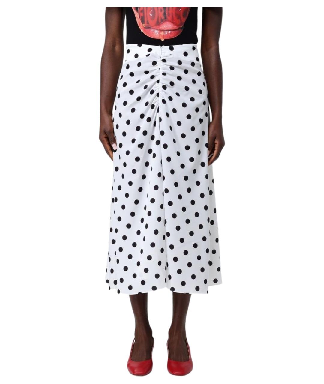 FIORUCCI Белая полиэстеровая юбка миди, фото 1
