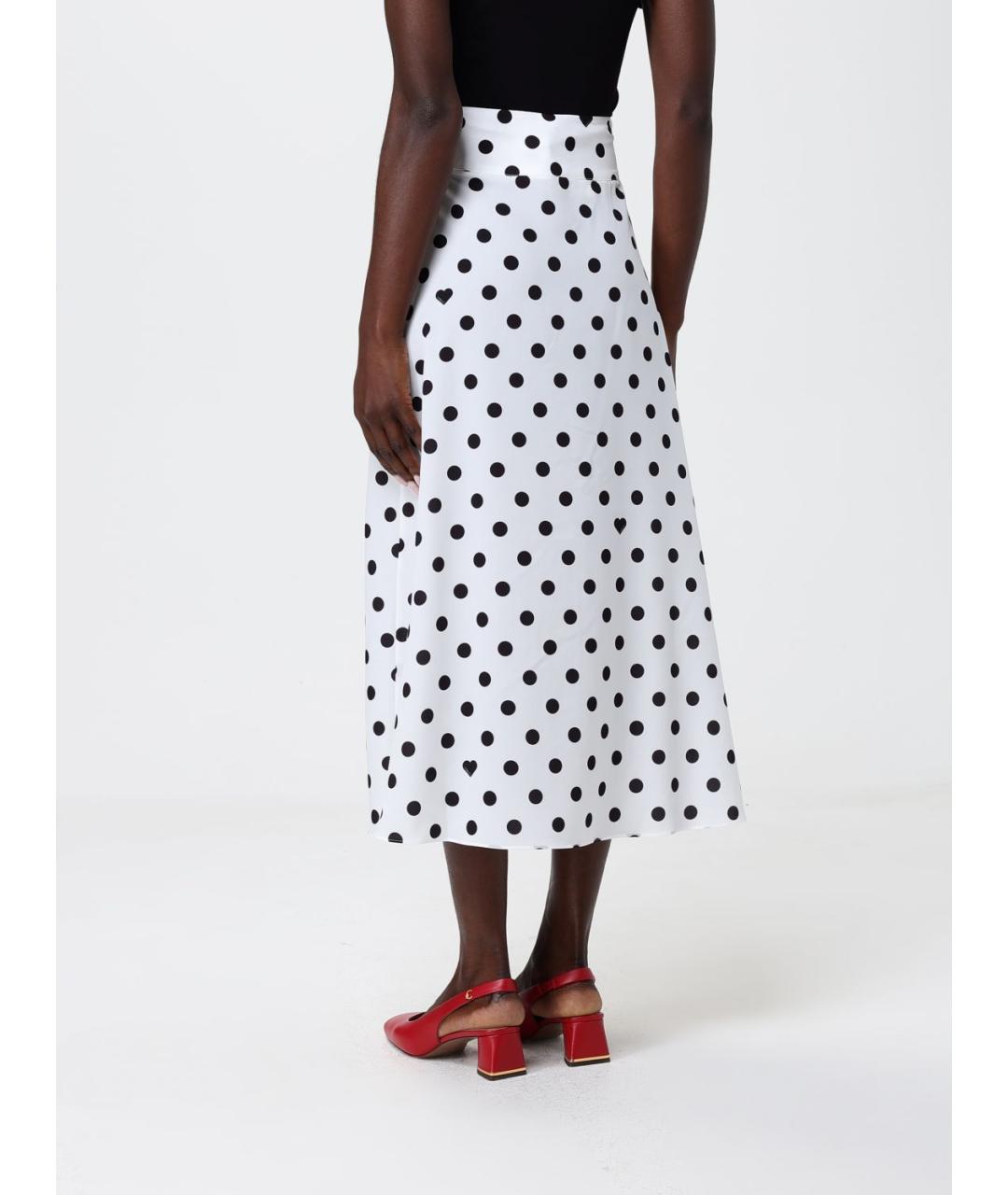 FIORUCCI Белая полиэстеровая юбка миди, фото 3
