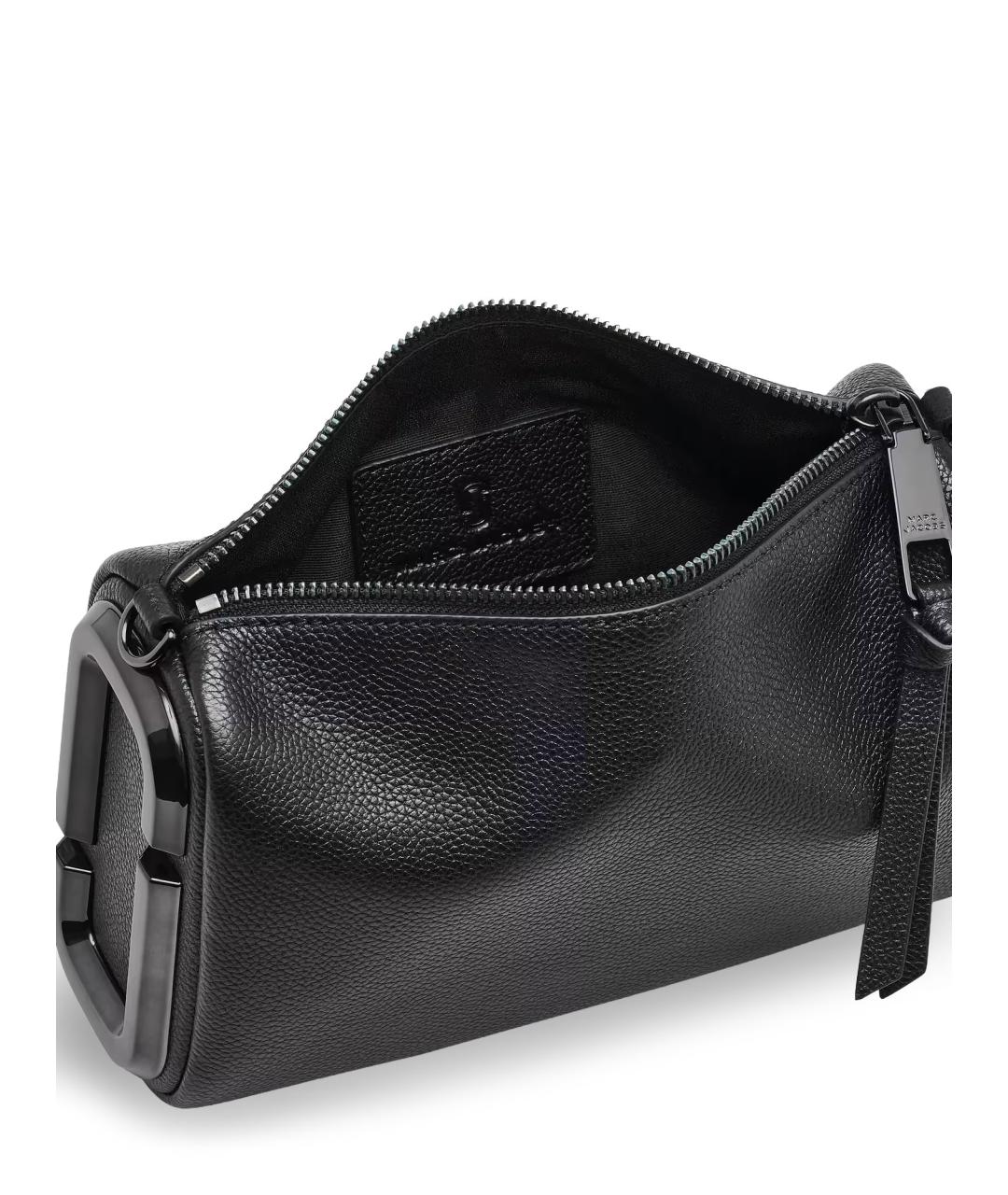 MARC JACOBS Черная кожаная сумка через плечо, фото 4