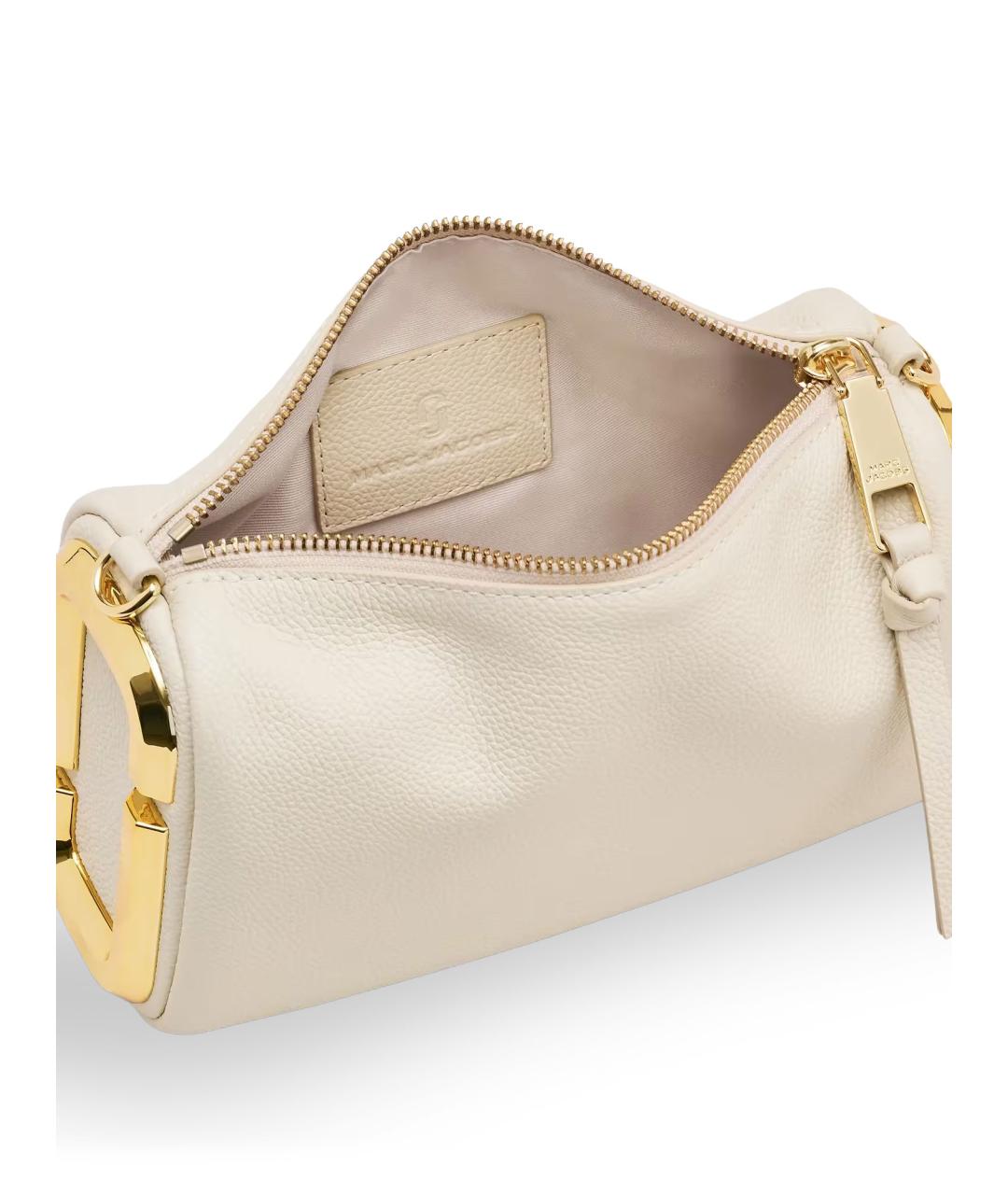 MARC JACOBS Белая кожаная сумка через плечо, фото 4
