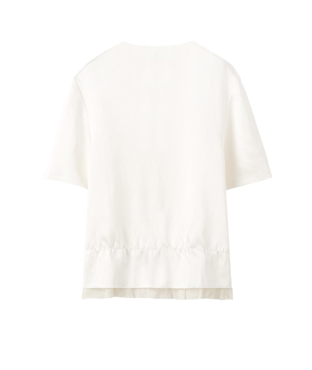 TOTEME Белая вискозная футболка, фото 2