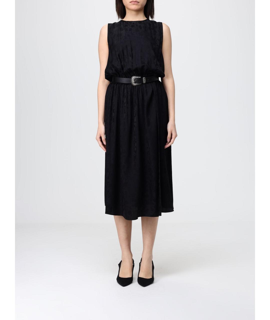 PINKO Черное повседневное платье, фото 4