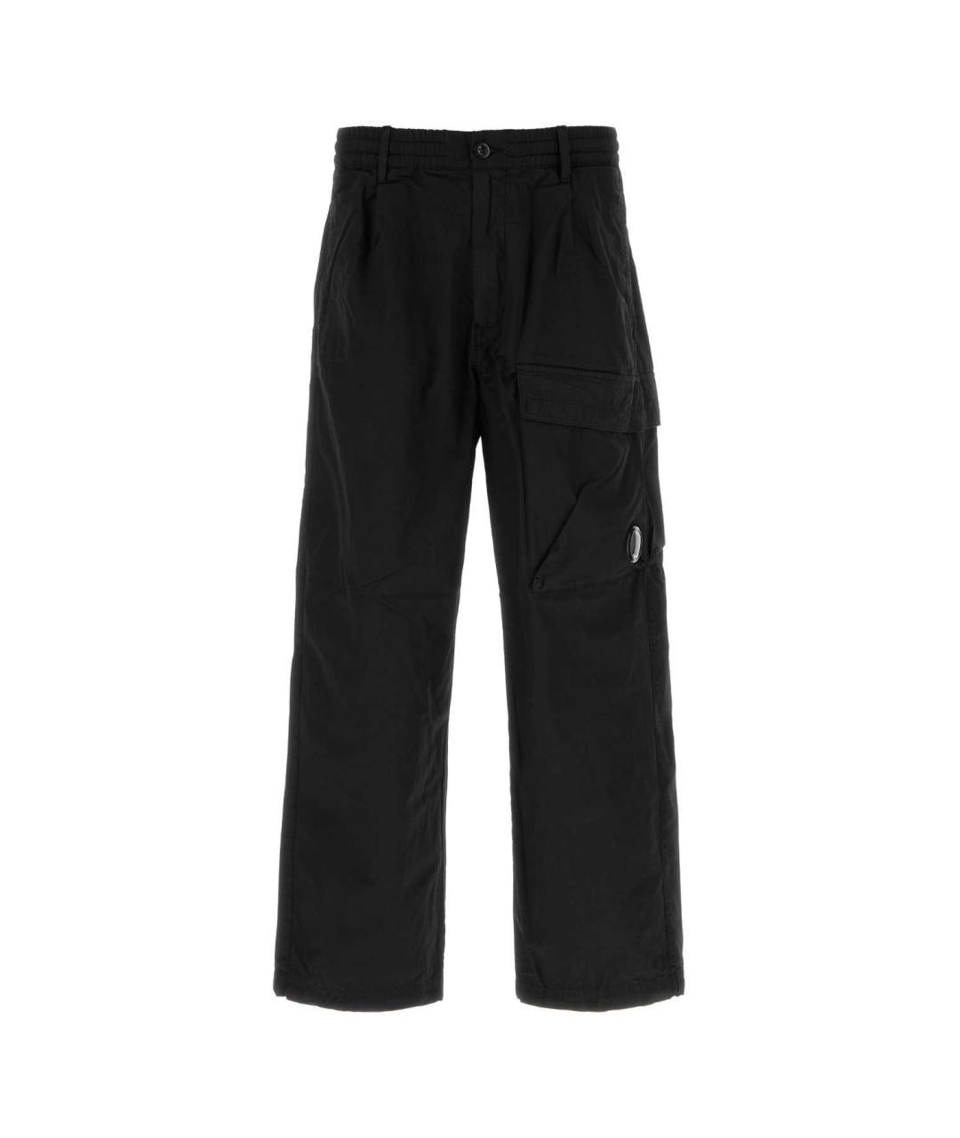 CP COMPANY Черные хлопковые повседневные брюки, фото 3