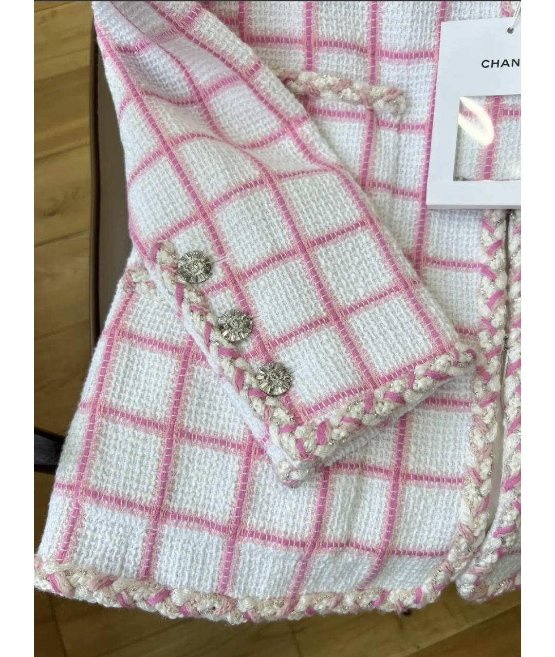 CHANEL Розовый жакет/пиджак, фото 4
