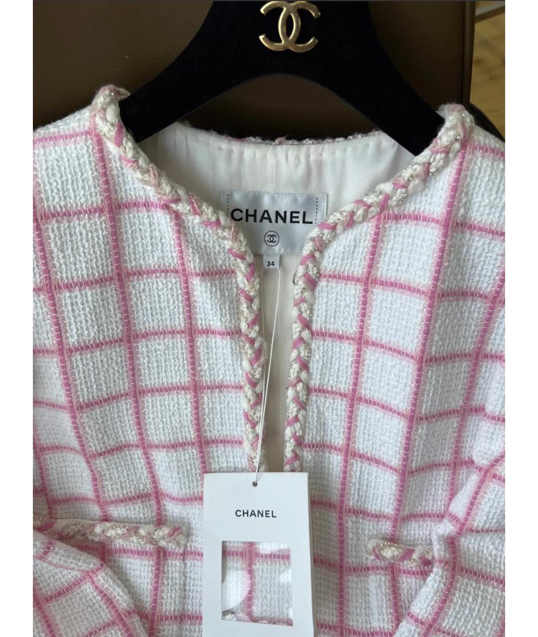 CHANEL Розовый жакет/пиджак, фото 3