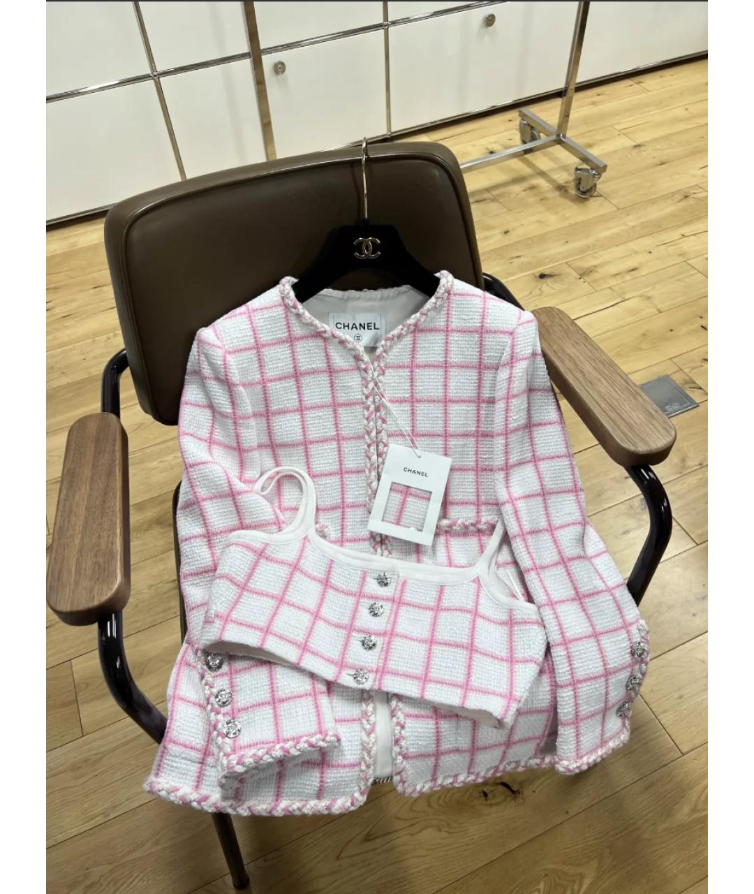 CHANEL Розовый жакет/пиджак, фото 2