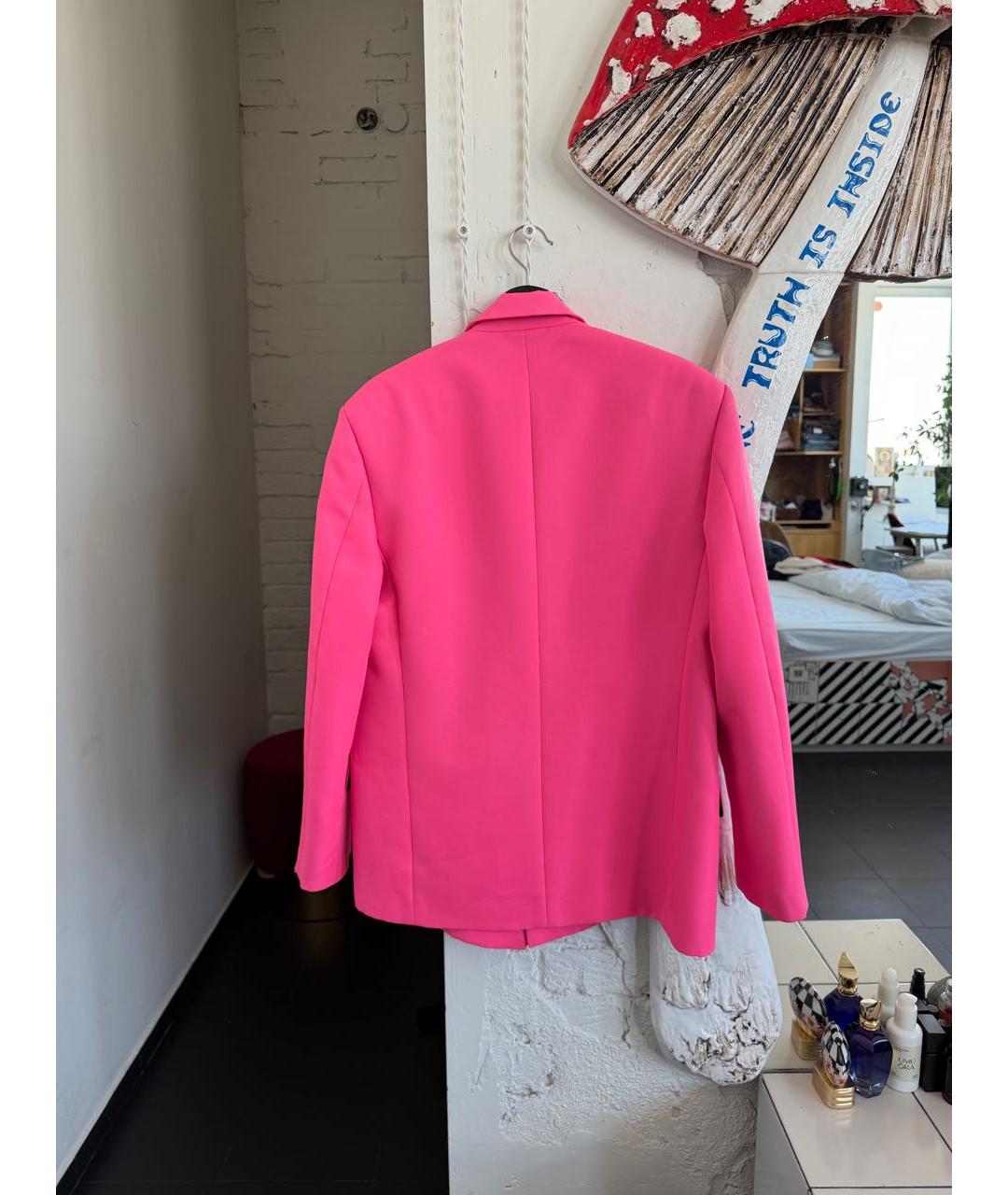 VETEMENTS Розовый полиэстеровый жакет/пиджак, фото 2