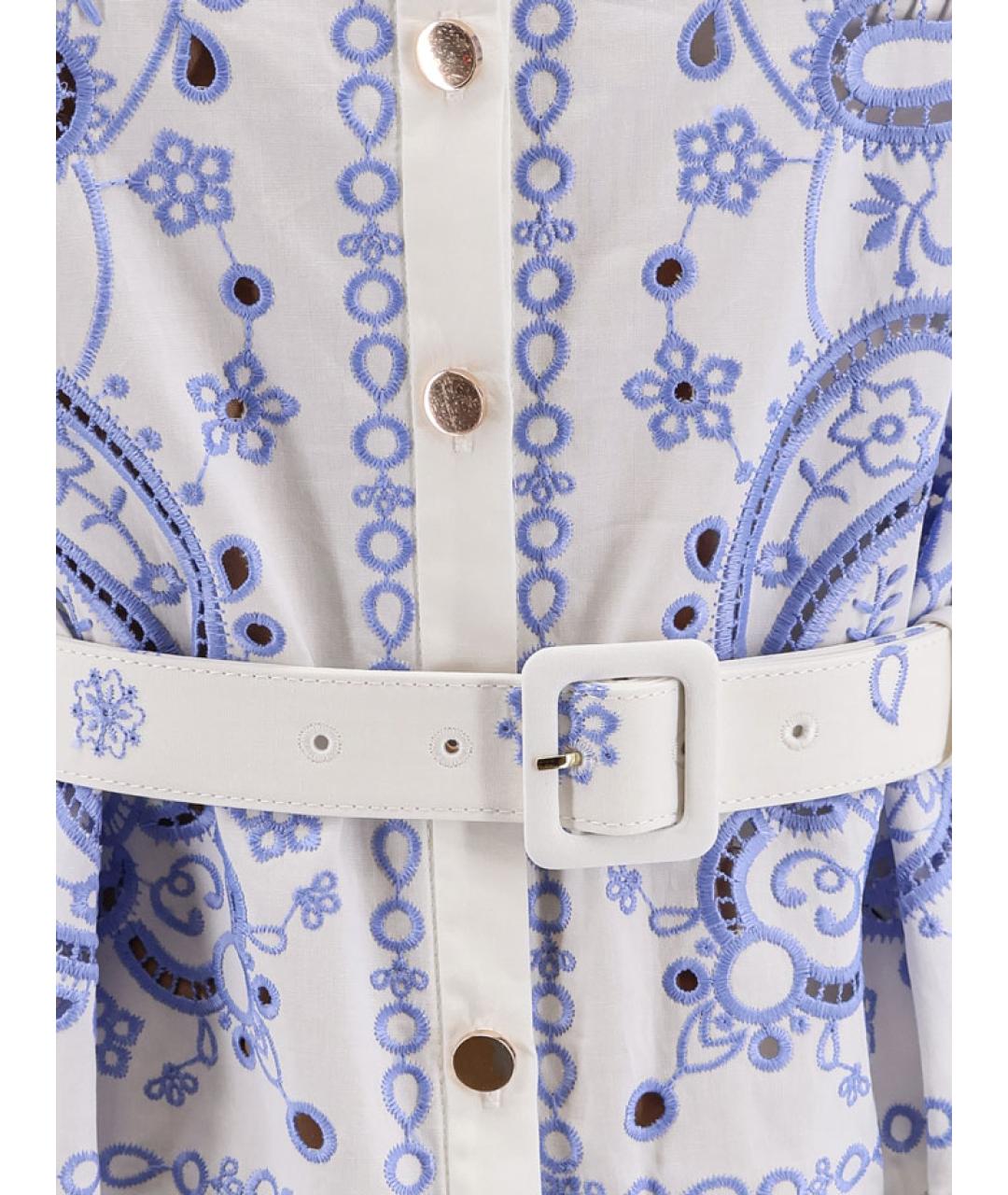 SELF-PORTRAIT Мульти хлопковое повседневное платье, фото 3