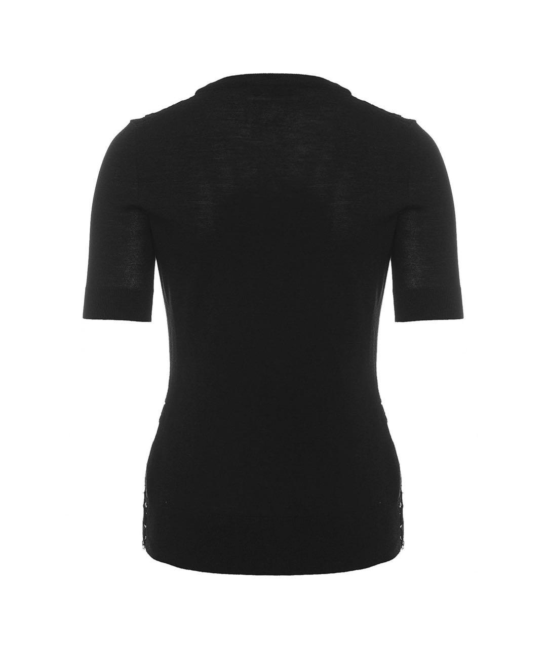 DOLCE&GABBANA Черный шерстяной кардиган, фото 2