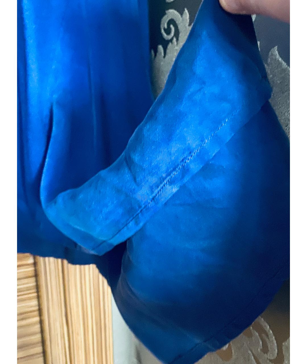 ESCADA Синий шерстяной костюм с юбками, фото 8