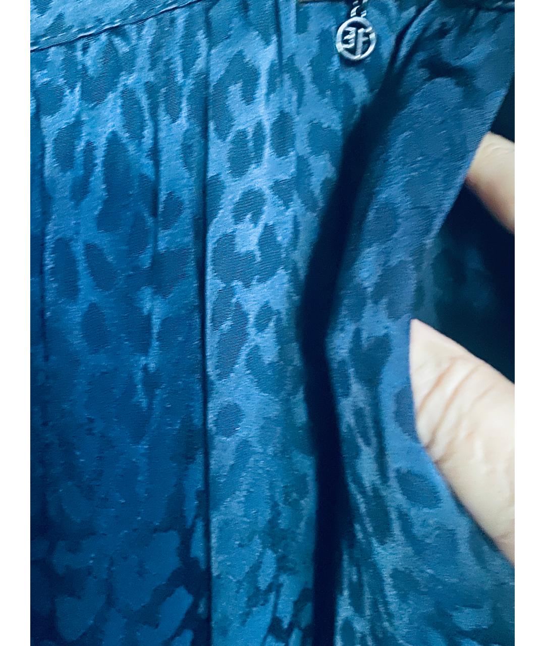 ESCADA Синий шерстяной костюм с юбками, фото 6