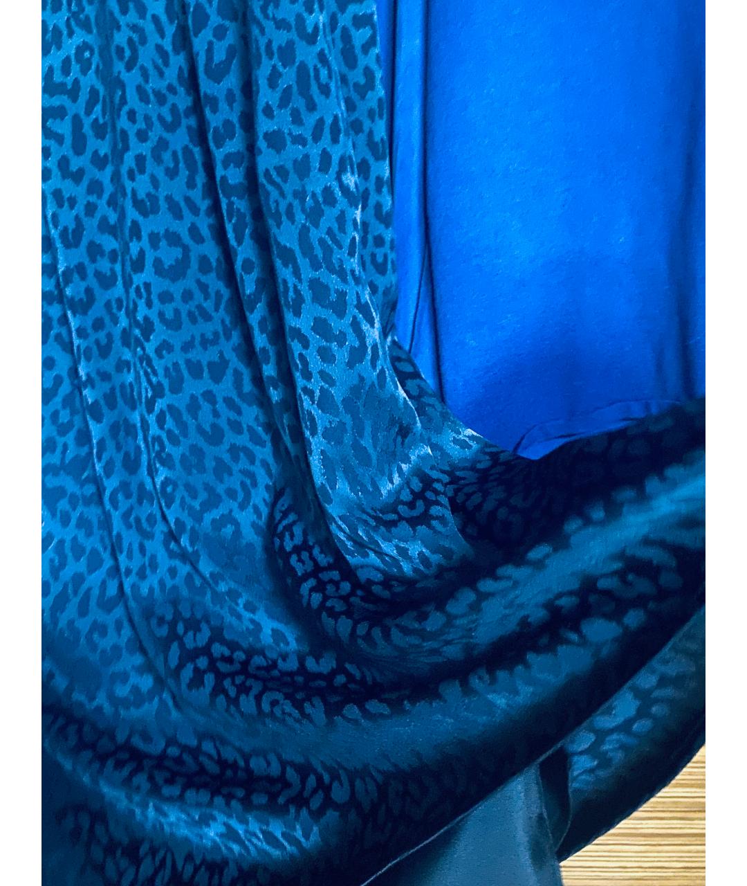 ESCADA Синий шерстяной костюм с юбками, фото 5