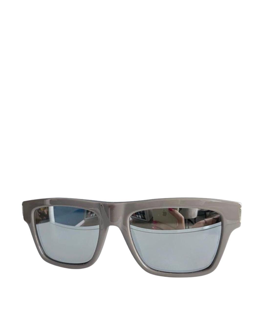 SAINT LAURENT Серые пластиковые солнцезащитные очки, фото 1