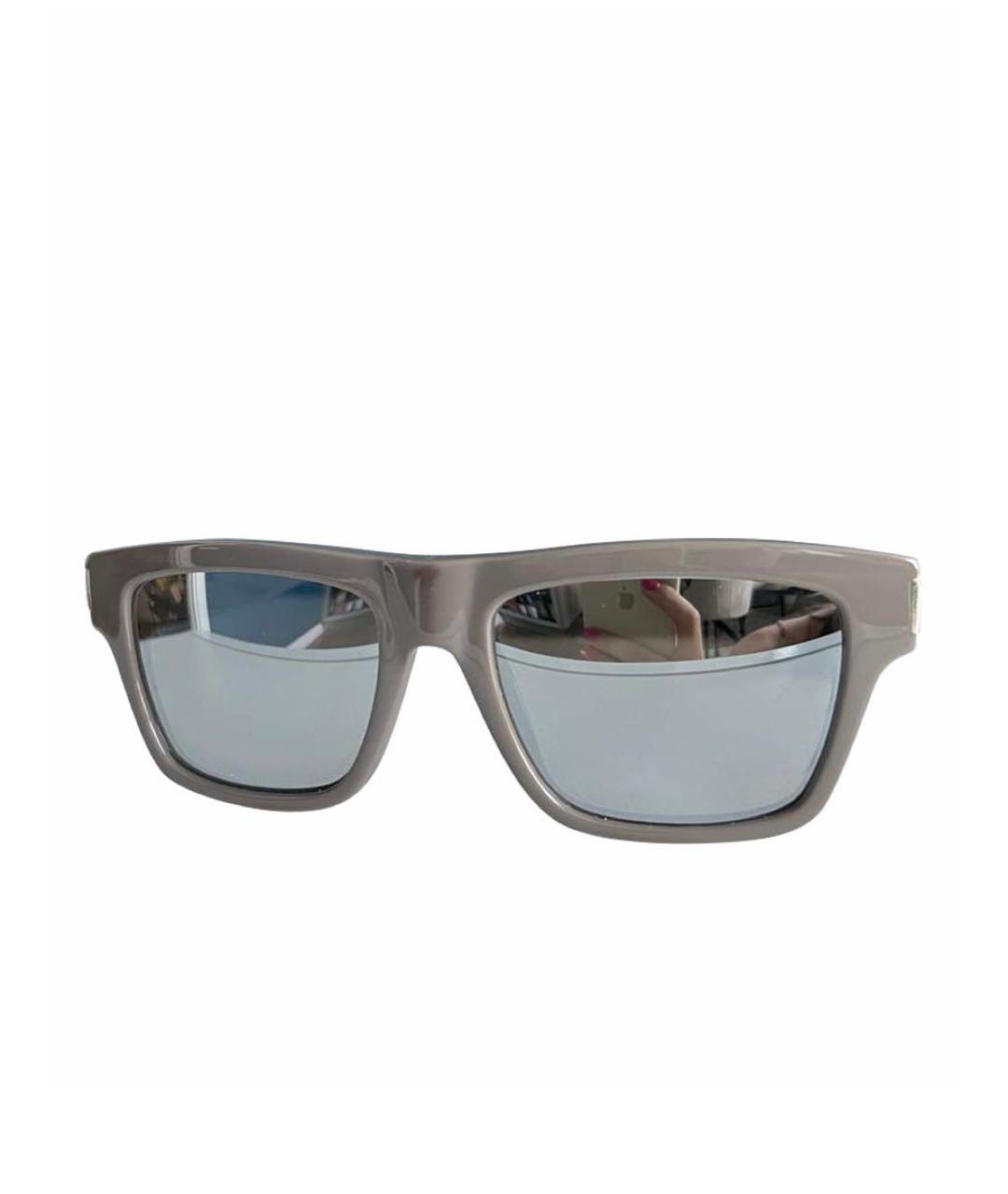 SAINT LAURENT Серые пластиковые солнцезащитные очки, фото 6