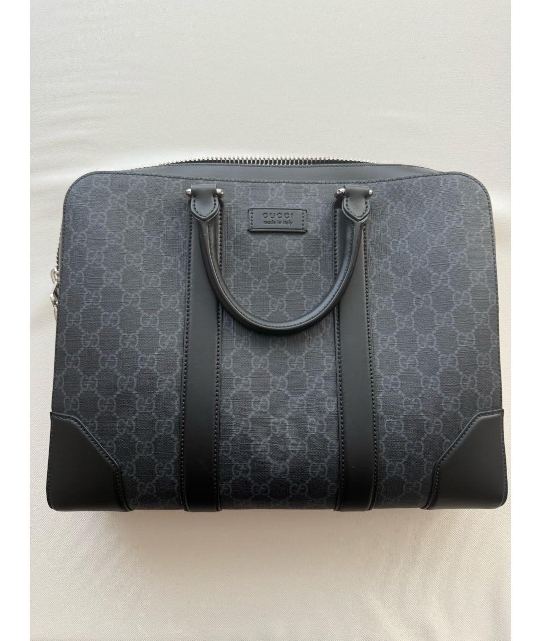 GUCCI Серый портфель, фото 8