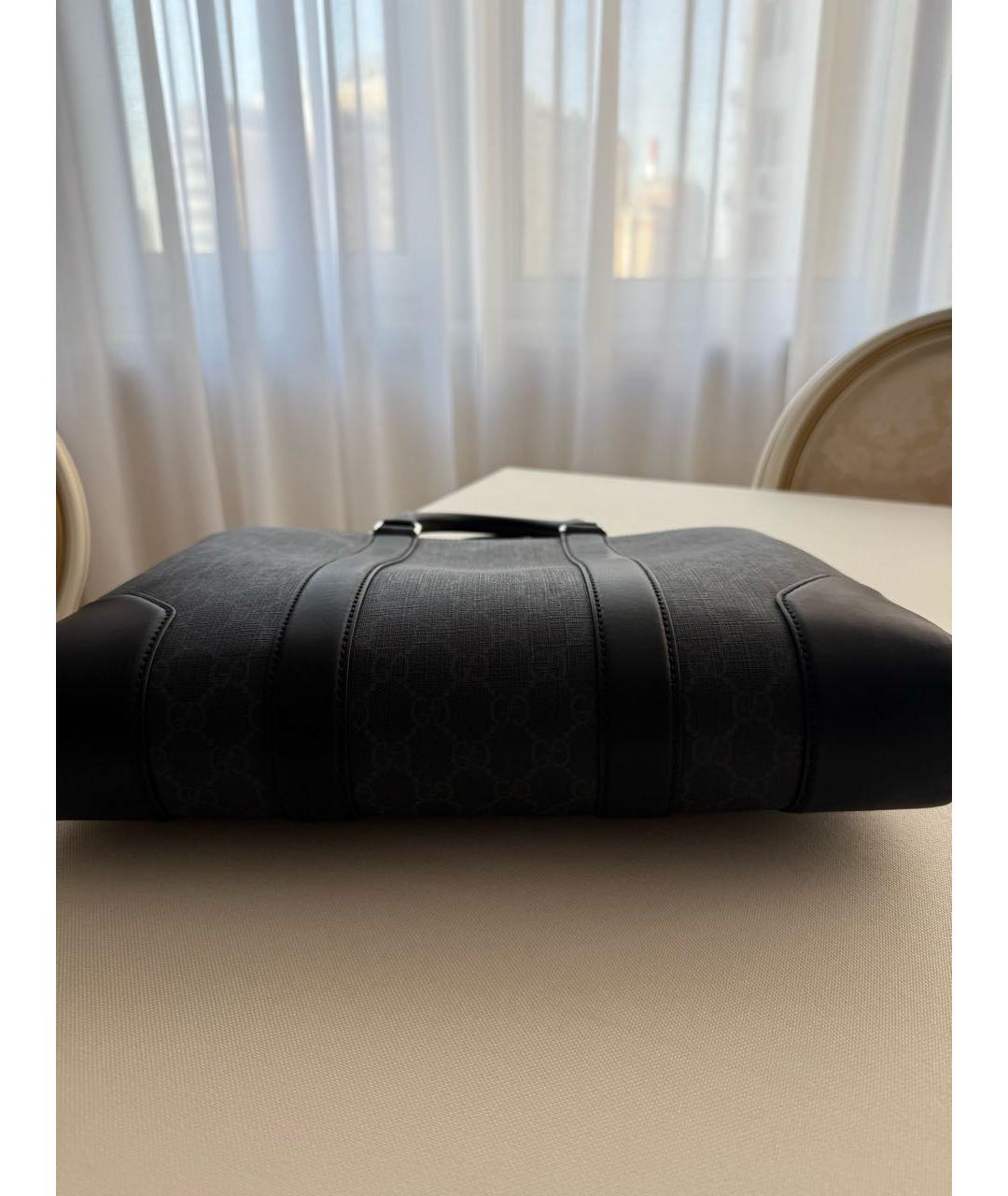 GUCCI Серый портфель, фото 6