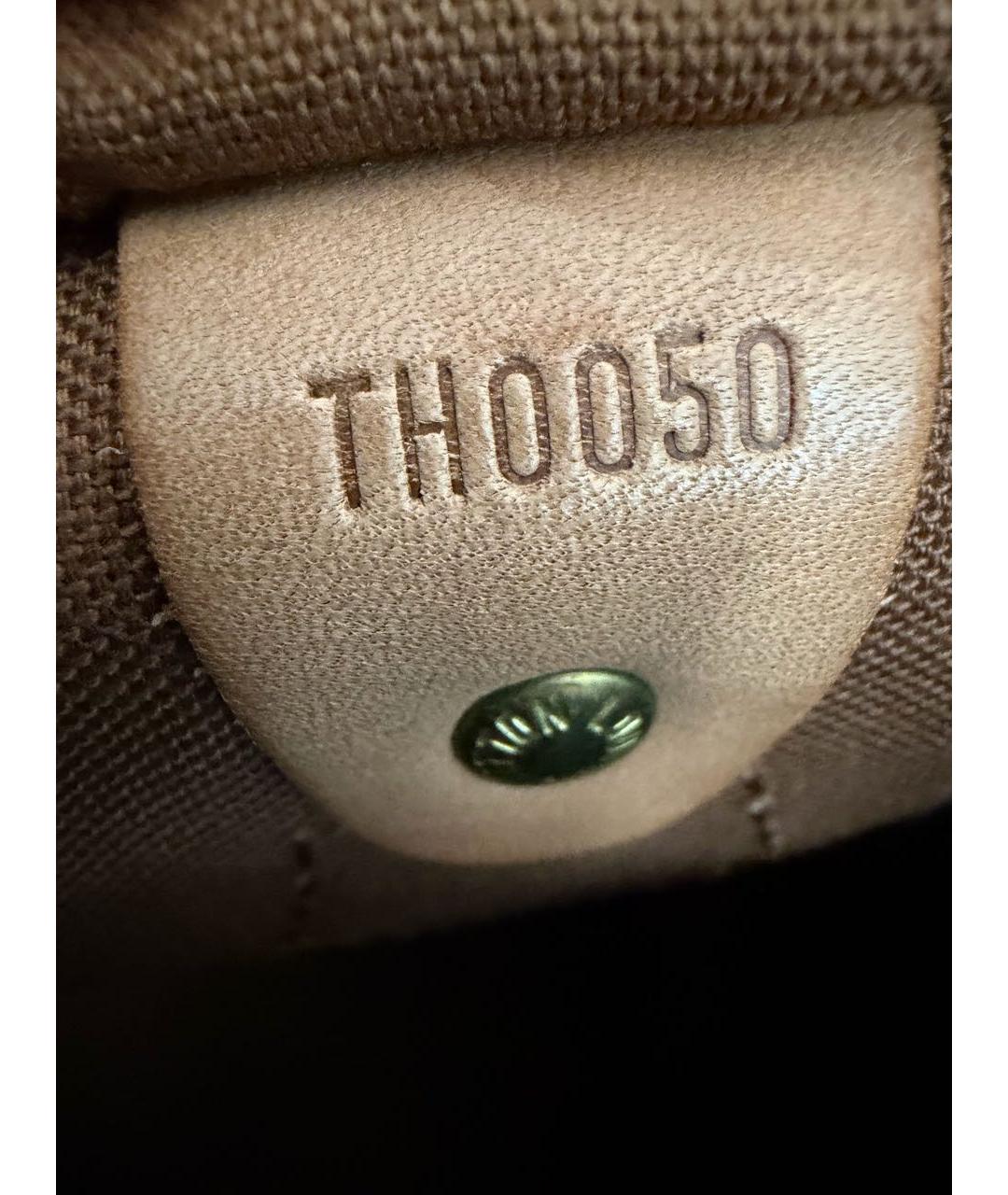 LOUIS VUITTON Коричневая сумка с короткими ручками, фото 3