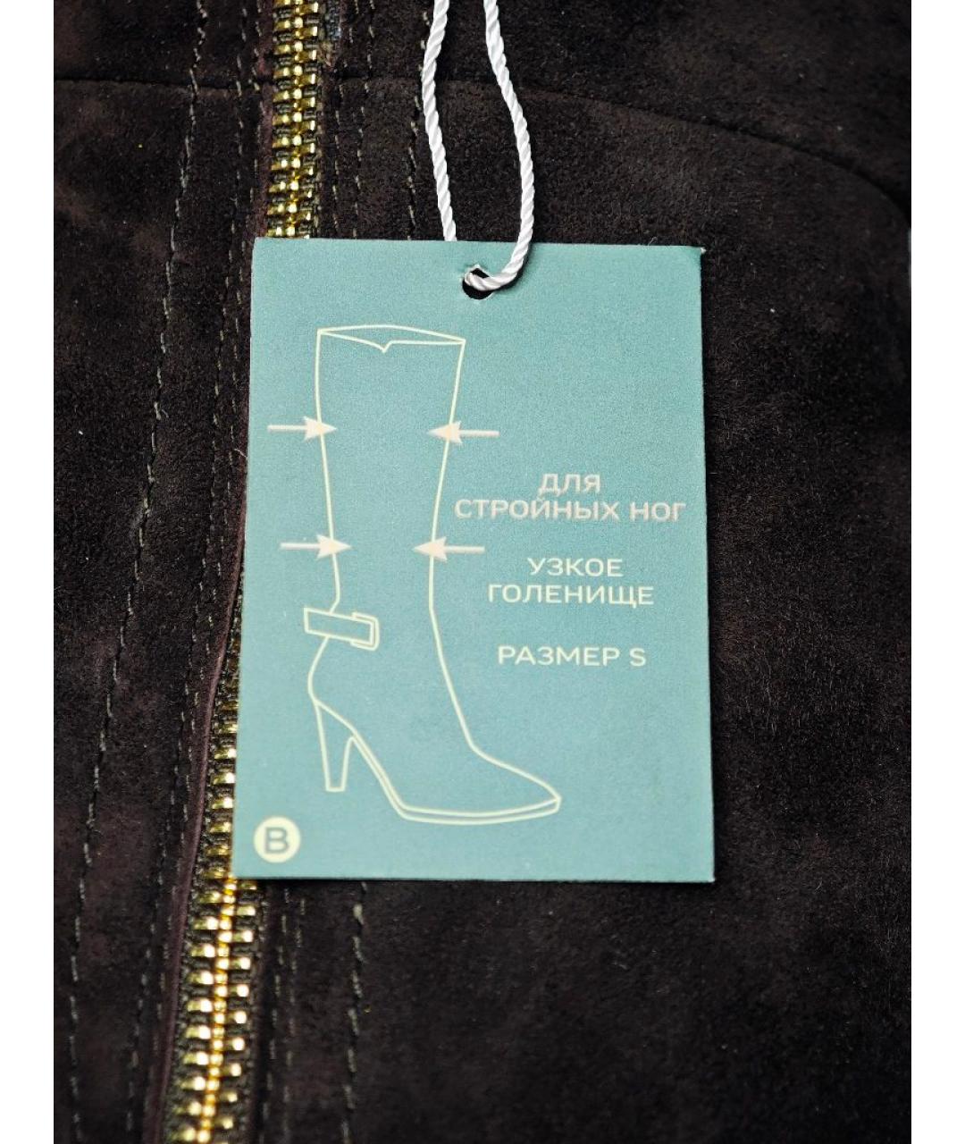 LOUIS VUITTON Коричневые замшевые полусапоги, фото 8