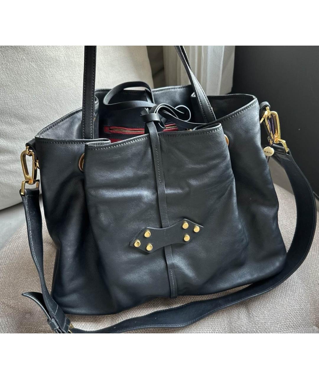 MIU MIU Черная кожаная сумка через плечо, фото 3