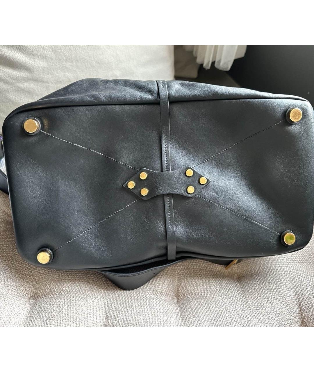 MIU MIU Черная кожаная сумка через плечо, фото 4
