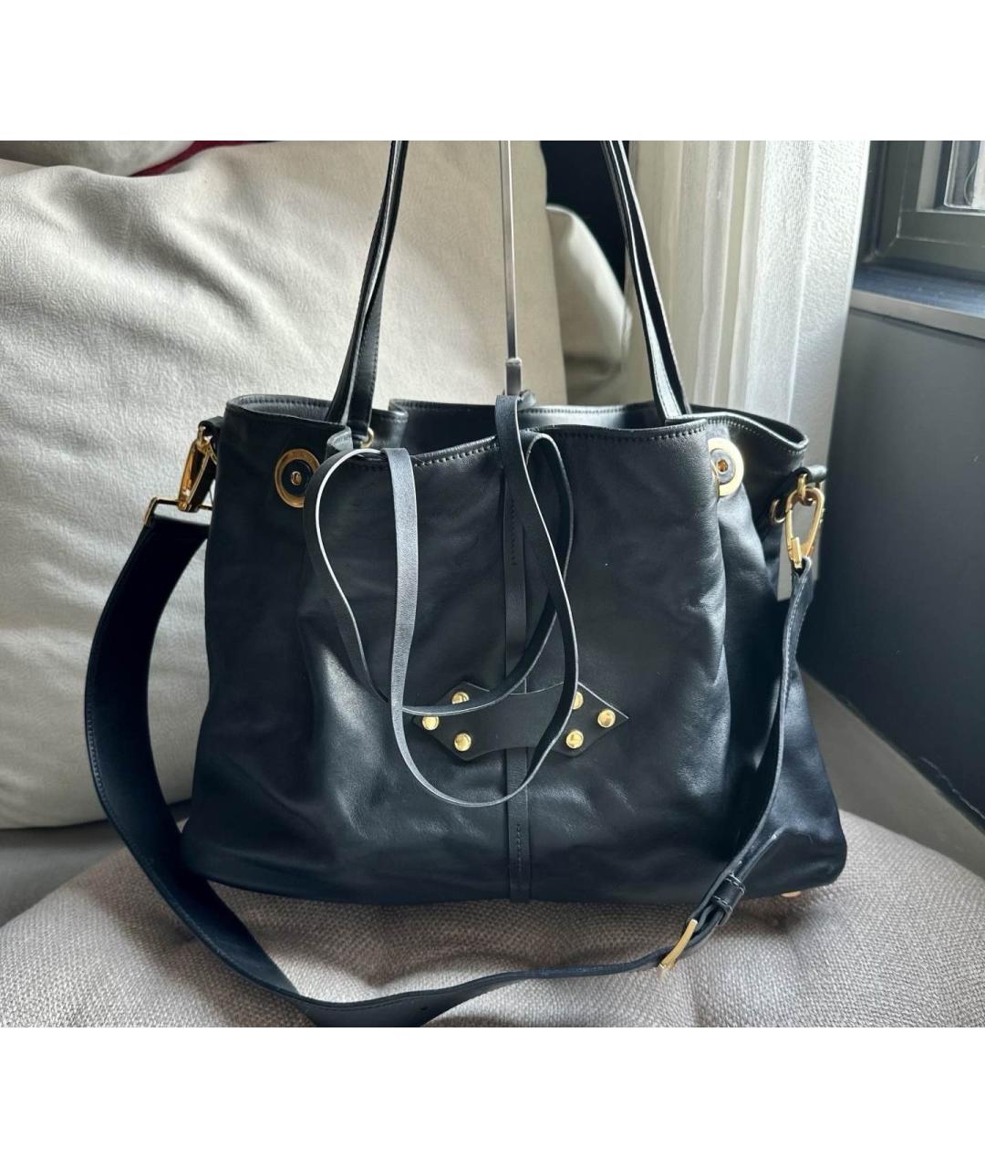 MIU MIU Черная кожаная сумка через плечо, фото 2