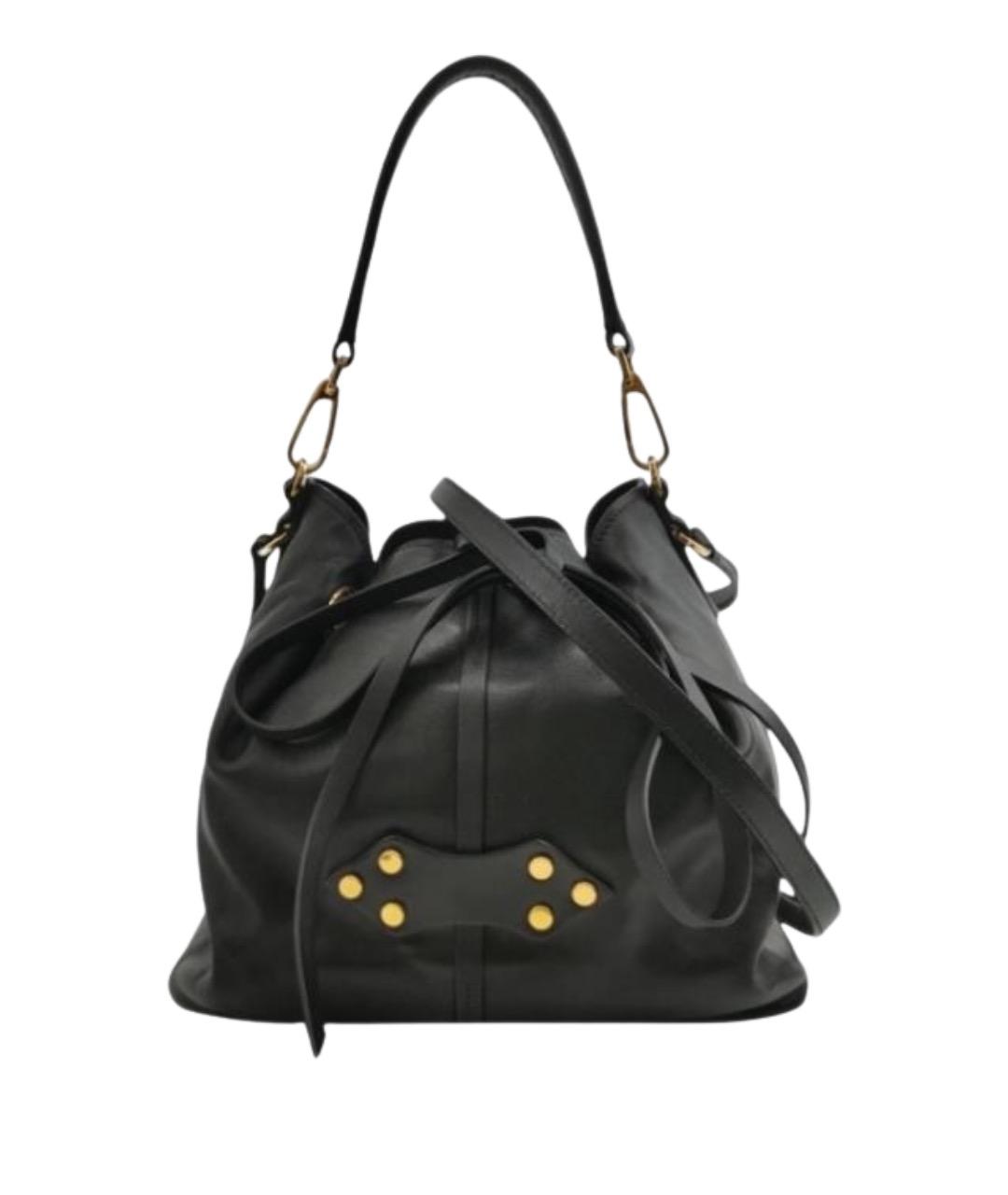 MIU MIU Черная кожаная сумка через плечо, фото 1